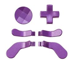 Xbox-One-Elite-2-Controller-Metal-Buttons-Replacement-D-Pad-Trigger-Paddles-Switch-Puller-Set-6-PCS-Purple