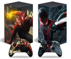 2_Xbox-Series-X-S-Spider-Man-Skins-Protective-Wraps-Spiderman-Theme-Decal-Stickers-for-Xbox-Series-X-S-Video-Game-Console-and-Wireless-Controllers-Black