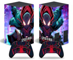 2_Xbox-Series-X-S-Spider-Man-Skins-Protective-Wraps-Spiderman-Theme-Decal-Stickers-for-Xbox-Series-X-S-Video-Game-Console-and-Wireless-Controllers-Cartoon-Miles-Morales