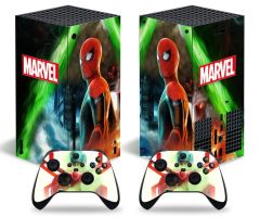 2_Xbox-Series-X-S-Spider-Man-Skins-Protective-Wraps-Spiderman-Theme-Decal-Stickers-for-Xbox-Series-X-S-Video-Game-Console-and-Wireless-Controllers-Marvel-Green