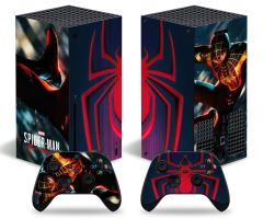 2_Xbox-Series-X-S-Spider-Man-Skins-Protective-Wraps-Spiderman-Theme-Decal-Stickers-for-Xbox-Series-X-S-Video-Game-Console-and-Wireless-Controllers-Miles-Morales-Black