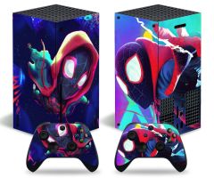 2_Xbox-Series-X-S-Spider-Man-Skins-Protective-Wraps-Spiderman-Theme-Decal-Stickers-for-Xbox-Series-X-S-Video-Game-Console-and-Wireless-Controllers-Miles-Morales-Colored-Cloth