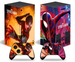 2_Xbox-Series-X-S-Spider-Man-Skins-Protective-Wraps-Spiderman-Theme-Decal-Stickers-for-Xbox-Series-X-S-Video-Game-Console-and-Wireless-Controllers-Miles-Morales-Fire