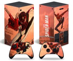 2_Xbox-Series-X-S-Spider-Man-Skins-Protective-Wraps-Spiderman-Theme-Decal-Stickers-for-Xbox-Series-X-S-Video-Game-Console-and-Wireless-Controllers-Miles-Morales-Storms