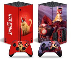 2_Xbox-Series-X-S-Spider-Man-Skins-Protective-Wraps-Spiderman-Theme-Decal-Stickers-for-Xbox-Series-X-S-Video-Game-Console-and-Wireless-Controllers-Spider-Man-Miles-X-Men-Cat