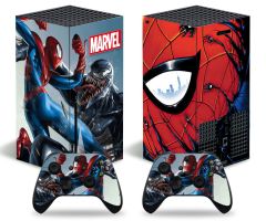 2_Xbox-Series-X-S-Spider-Man-Skins-Protective-Wraps-Spiderman-Theme-Decal-Stickers-for-Xbox-Series-X-S-Video-Game-Console-and-Wireless-Controllers-VS-Venom