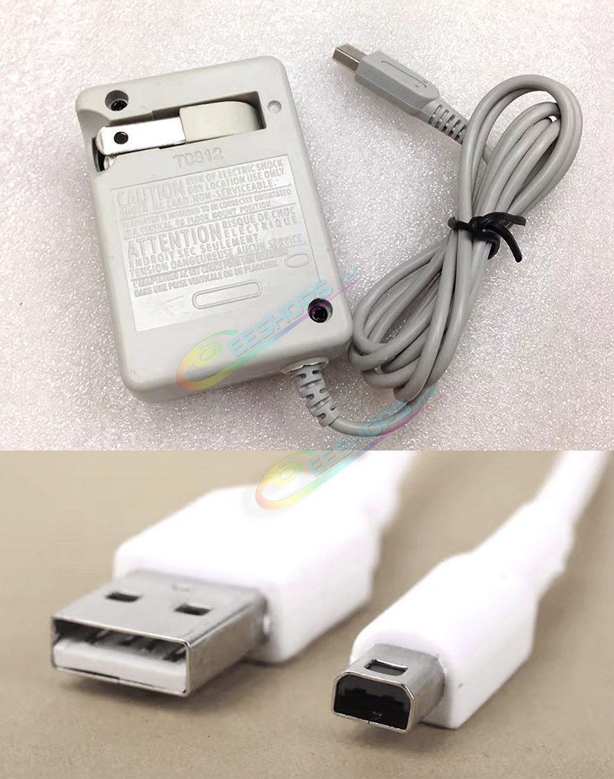  Cheap Nintendo 3DS XL / LL Charger AC Power Supply Adapter US Plug + 3 Meters USB Charging Cable, Best Original 3DSXL 3DSLL Handheld Console 100-240V Wall / Desktop Charge Adaptor + White 3M Thickened Extension Charge Line Free Shipping 