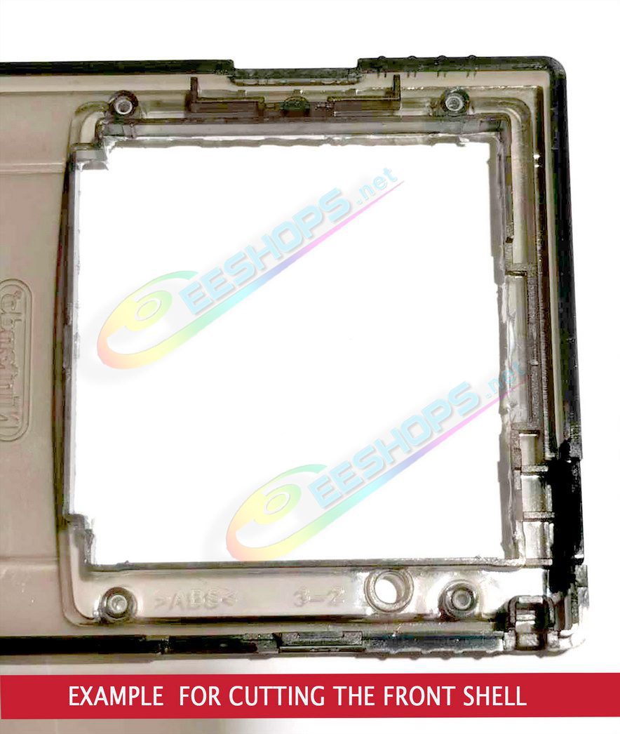 Best Nintendo GameBoy Color Laminated Screen Replacement Full Lamination Display + White Glass Cover, Cheap Game Boy GBC Handheld Console, 100% Non-Air-Gap Scratch-Resistant Dust Proof Laminator Clear Sharp No Backlight Screen Original Free Shipping