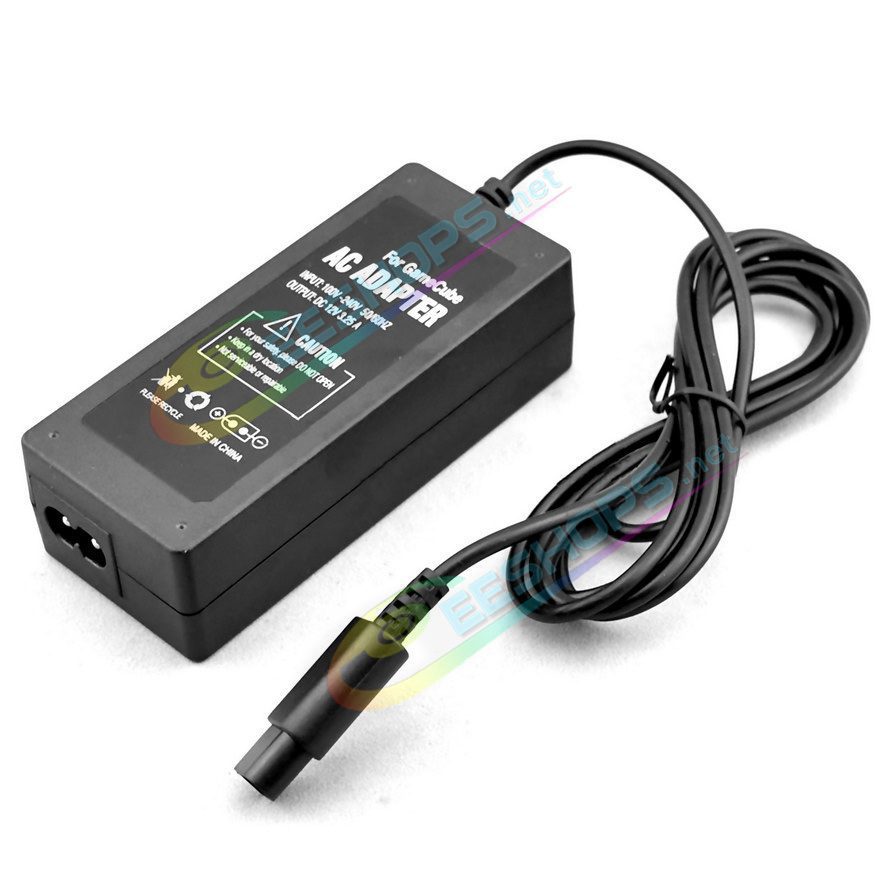  Cheap Nintendo Gamecube Power Supply AC Adapter + Power Cord Replacement, Best New Game Cube Cubes NGC GC Video Consoles, US Plug Edition 100-240V DC 12V 3.25A Charger Adaptor + Power Cords Spare Parts Accessories Free Shipping 