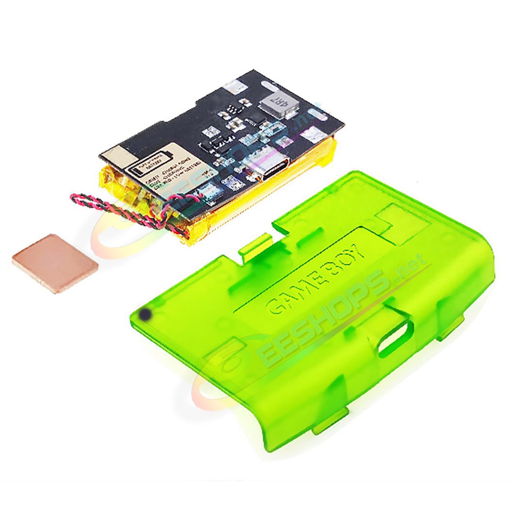  Cheap Nintendo GameBoy Advance Rechargeable Battery Pack Mod Kit + GB Classic Grey Color Cover Replacement, Best Brand New GBA Handheld Game Console Type-C USB Charging 1800mAh Li-ion Batteries Modded with Rear Shell Free Shipping 