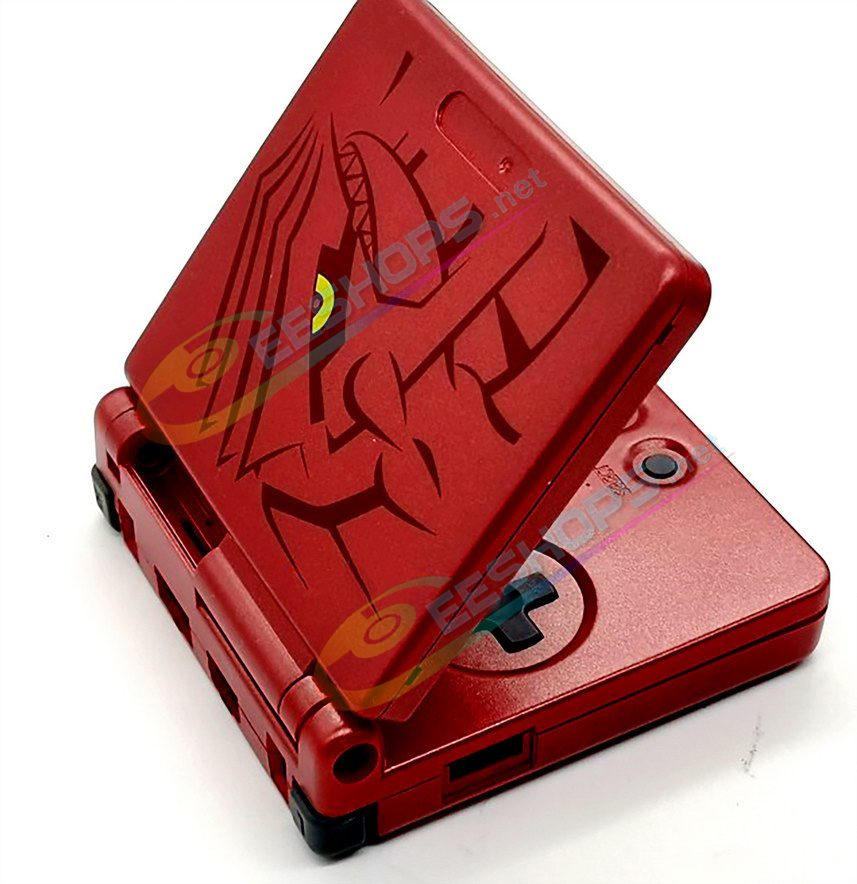 Cheap Nintendo GameBoy Advance SP Extra Housing Case Shells Full Set Red Groudon Edition + Collection Box Replacement, Game Boy Advanced GBA SP Handheld Console, DIY Outer Enclosure Cover + Screen Cover, Buttons, Screws, Stickers, Tools Free Shipping