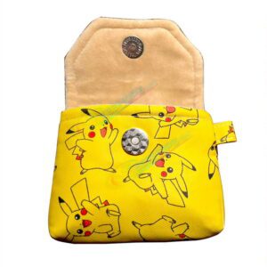 Best Nintendo GameBoy Advance SP Soft Storage Bag Thickened Protective Carry Pouch Pikachu Edition Yellow