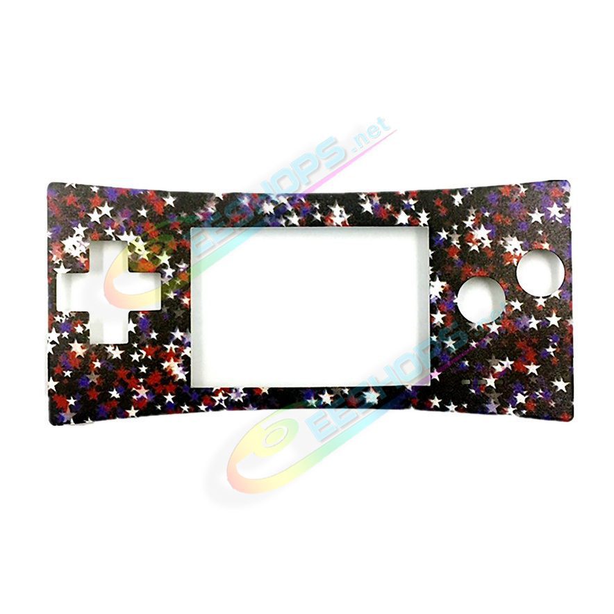 Cheap Nintendo GameBoy Micro Faceplate Replacement Extra Top Shell Stars Pattern, Best Game Boy Micro GBM Handheld Console, DIY Custom Starry Sky Colorful Scratch-Proof Upper Face A Protective Screen Cover Coverplate Accessories Free Shipping 