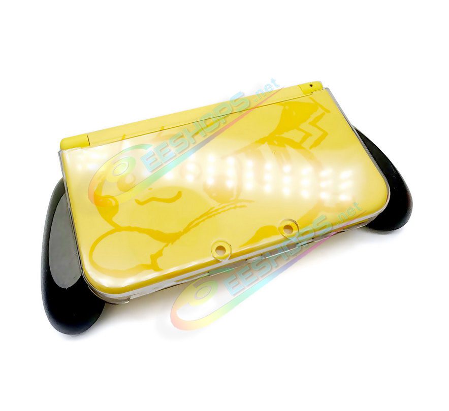  Best Nintendo New 3DS XL / LL Hand Grips with Protective Crystal Cover Black Color, Cheap New 3DS New3DSXL 3DSXL 3DSLL Handheld Console, Customized Ultra-Light Nonslip Gaming Handle +Scratch-proof Split Clear Protection Shells Set Free Shipping 