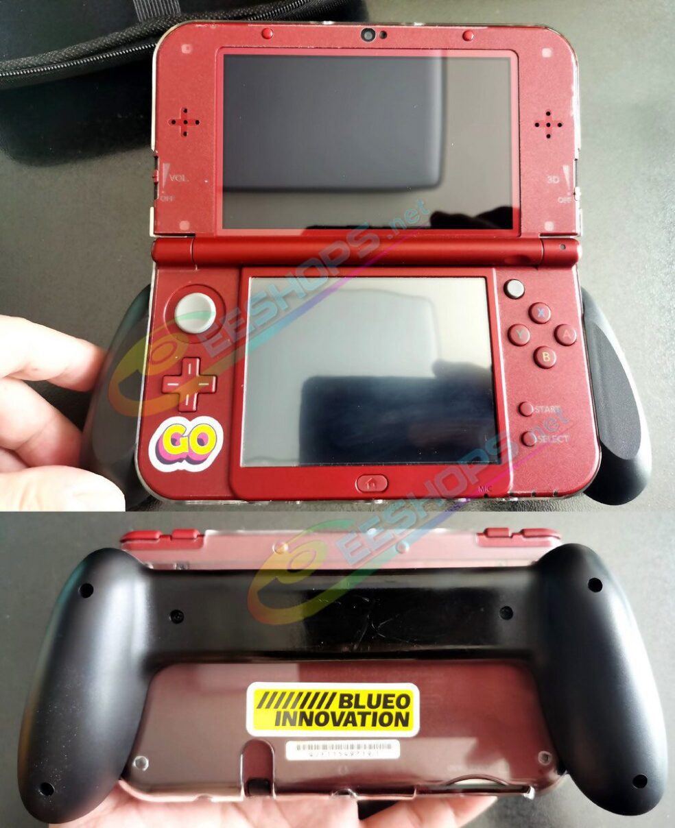  Best Nintendo New 3DS XL / LL Hand Grips with Protective Crystal Cover Black Color, Cheap New 3DS New3DSXL 3DSXL 3DSLL Handheld Console, Customized Ultra-Light Nonslip Gaming Handle +Scratch-proof Split Clear Protection Shells Set Free Shipping 