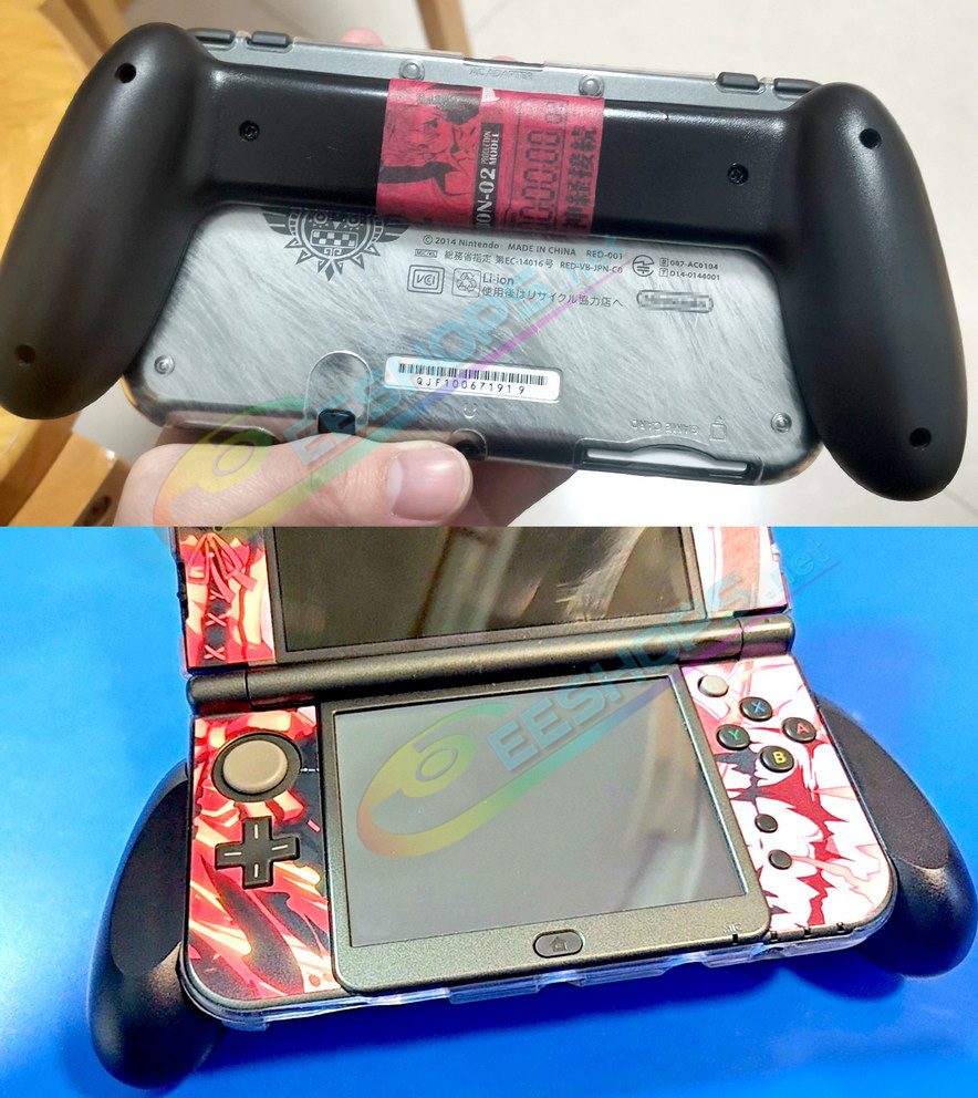  Best Nintendo New 3DS XL / LL Hand Grips with Protective Crystal Cover Black Color, Cheap New 3DS New3DSXL 3DSXL 3DSLL Handheld Console, Customized Ultra-Light Nonslip Gaming Handle +Scratch-proof Split Clear Protection Shells Set Free Shipping 