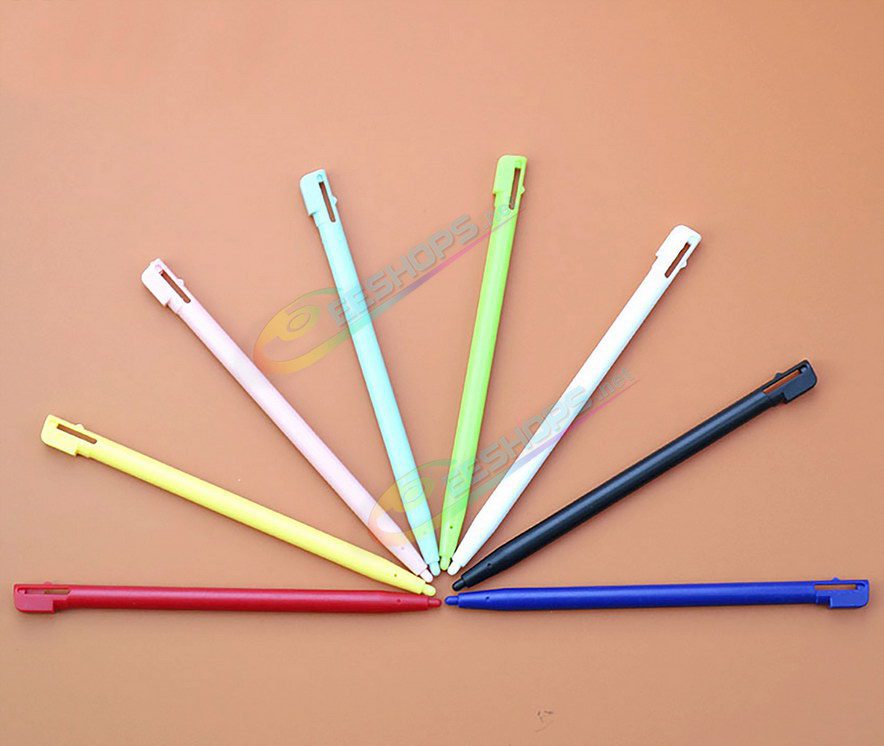  Cheap Nintendo DSi Extra Stylus Touch Pen Pack 3 Colors Set Replacement, Best NDSi Handheld Game Console, New Red / Blue / Yellow Plastic Resistive Pens Pencil Touchpen Three PCS Spare Parts Accessories Free Shipping 