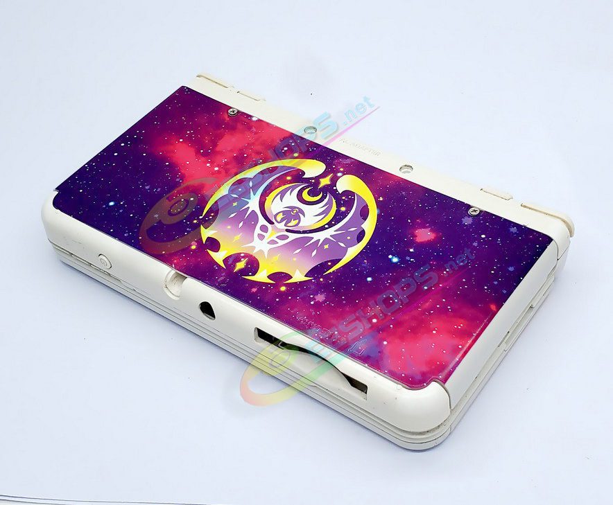  Best Nintendo New 3DS Extra Faceplate Cover Plates Shells Pokemon Sun & Moon Limited Edition, Cheap New3DS Small Handheld Game Console, Customized Gold / Red Color Outer Top / Bottom Face Coverplate 2 PCS Set Replacement Spare Parts Free Shipping 