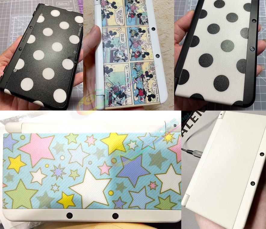 Best New Nintendo 3DS Ultimate Thin Frosted Skin Housing Shell Scratch-Proof Protector Film Full Set No bubbles, Cheap New3DS Small Handheld Game Console, Separated Type Non-slip Full Cover Soft Protective Sticker 100% Fit Free Shipping