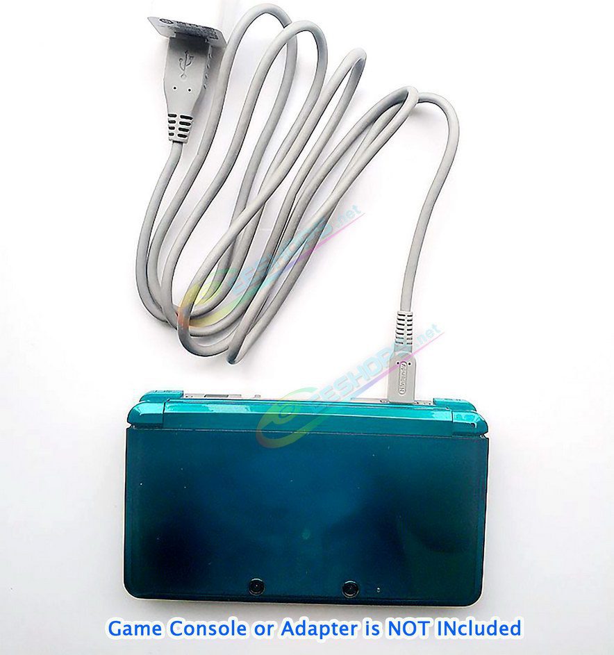  Cheap 100% Original Nintendo DSi 2DS XL LL Charging Cable Charger Cord 1.5M Long, Cheap Genuine NDSi 2DSXL 2DSLL New2DSXL Game Console, 59 Inch High-Quality Thickened Extension Charge Adapter Power Cords Wire Accessories Free Shipping 