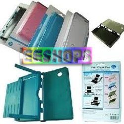 for Nintendo Nintendo NDSi Multi Crystal Case With Stand in Blue,Pink,Silver New in EEBUYS