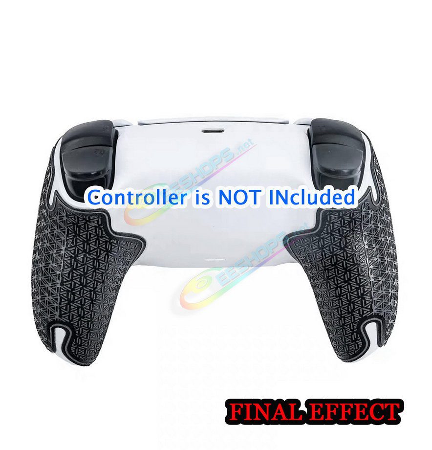  Best Sony PlayStation 5 Controller Anti-Slip Skin Hand Grip Protective Sleeve Stickers Black, Cheap New PS5 Dualsense Wireless Controllers Anti Sweat Absorbent Gaming Handle gridding Jacket Protection Silicone Soft Cover Free Shipping 