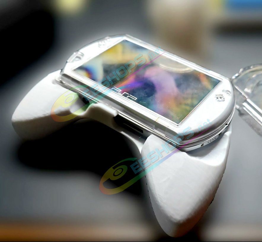 Best Sony PSP GO Extra Extra Hand Grips Anti-Slip Gaming Handle White Color, Cheap PlayStation Portable Go Handheld Game Consoles, Customized Anti-slip Sweat-proof Comfortable Gaming Handle Holder Handgrip Anti-Soreness Accessories Free Shipping 