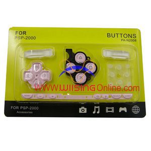 Cheap New PSP2000 Repair Parts Replacement Buttons for Sony Playstation Portable Slim PSP 2000 Handheld Game Console (Pink) Repair Spare Parts Accessories in EEBUYS Free Shipping