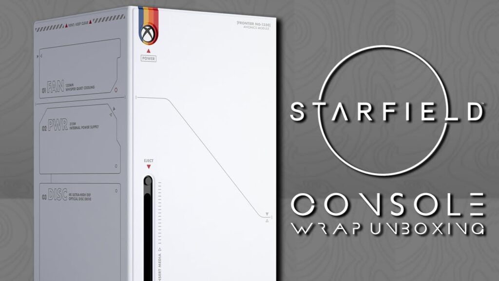 Xbox Series X 'Starfield Console Wrap' Unboxing & Setup