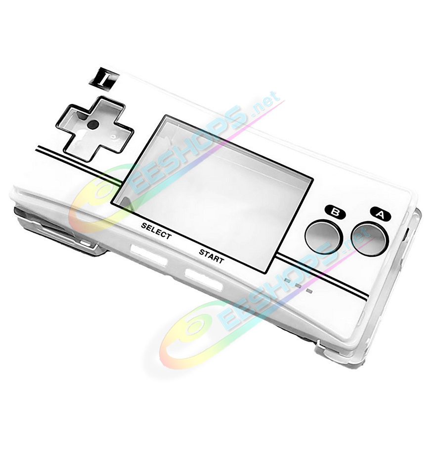 Gameboy Micro Custom Shell Nintendo GameBoy Micro Extra Housing Case Shells + Top Faceplate White ...