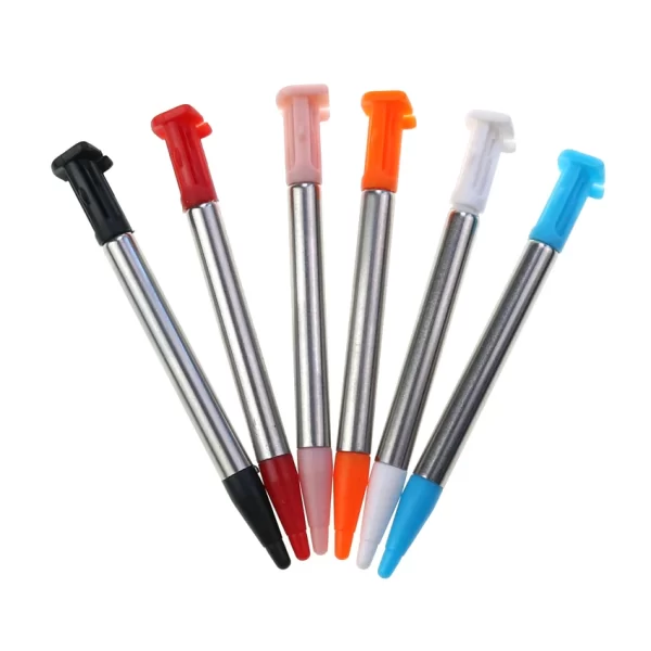 1pc Metal Retractable & Plastic Stylus Touch Pen For Nintendo New 2DS XL LL Handheld Game Console Touch Stylus Pen - Image 3