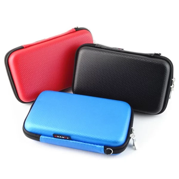 HDD Enclosure Protective Storage Cases Cover for Nintendo 3DS XL Screen Protector EVA Carrying Zipper Bags for Power Bank Cable - Image 5