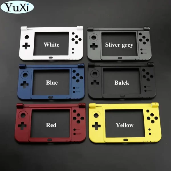 New 3DS XL Extra C Face Shell Replacement Button Cover Plate, for Nintendo New 3DS XL/LL Handheld Game Console, Multi Colors Outer Housing Case Middle Frame Faceplate Accessories