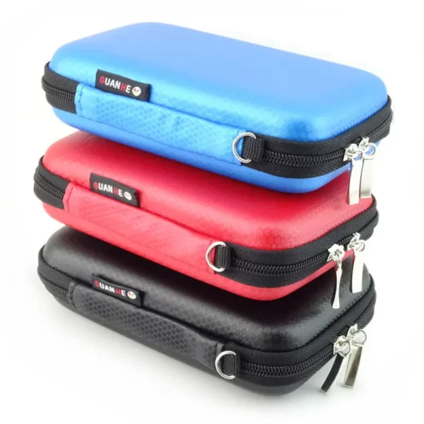 HDD Enclosure Protective Storage Cases Cover for Nintendo 3DS XL Screen Protector EVA Carrying Zipper Bags for Power Bank Cable - Image 4