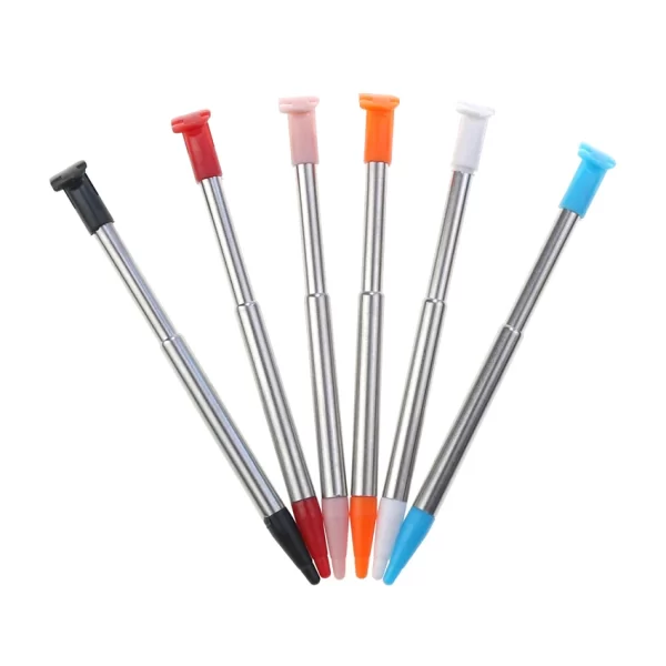 1pc Metal Retractable & Plastic Stylus Touch Pen For Nintendo New 2DS XL LL Handheld Game Console Touch Stylus Pen - Image 2