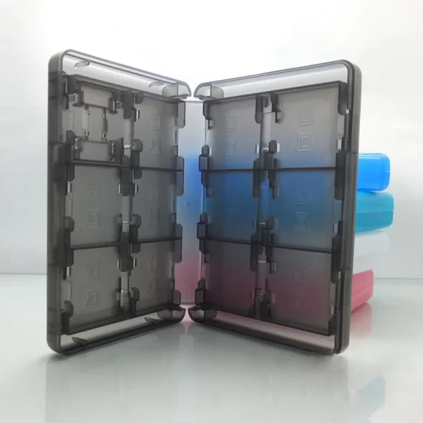 24-in-1 Game SD Card Case 24-in-1 Storage Box, for Nintendo NEW 3DS / 3DS / DSi / DSi XL LL / NDSi / DS / NDS Lite / NDSL Games Cards, Large Capacity Protective Holder Case Accessories in EEBUYS - Image 3