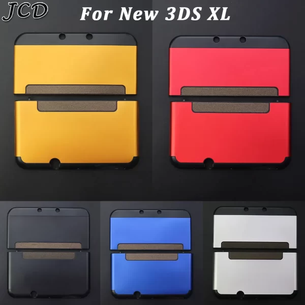 New3DSXL Aluminium Alloy Protective Case for Nintendo New 3DS LL XL Top & Bottom Housing Shell Protector Cover