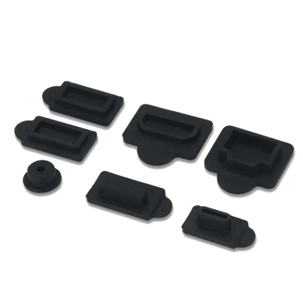 New PS5 Dust Plugs Set Silicone USB HDMI Port Soft Cover 7 PCS Set, for Sony PlayStation 5 Video Game Console, Dustproof Wear-Resistant Rubber Interface Hole Plug Multi-Color Accessories - Image 5