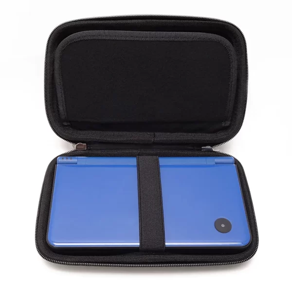 New3DSXL Carrying Case Large Game Card Storage Bag with Handle, for Nintendo New 3DS XL/ 3DS XL NEW 3DSXL/LL Handheld Console, EVA Hard Waterproof Shock Proof Protective Case +Mesh Pocket - Image 6