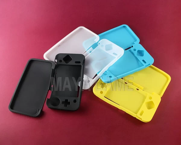 New 2DS XL silicone case Protective Cover, for Nintendo 2DS XL/LL 2DSXLL Handheld Game Console, High-Quality Durable Rubber Soft Sleeve All Around Protector Four Colors - Image 2