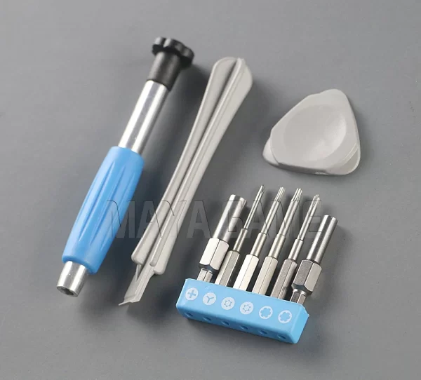 Universal Game Console Repair Tool Screwdrivers Full Set for Nintend Switch / New 3DS XL LL / DS Lite / Sony PSP, Multi-Purpose Opening Disassembling tools Tools, Y Tri-wing / + Phillips Head / Torx Screwdriver - Image 2