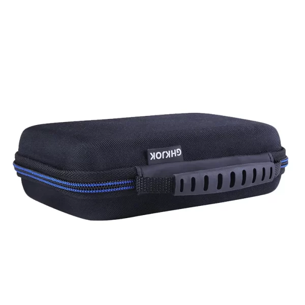 New3DSXL Carrying Case Large Game Card Storage Bag with Handle, for Nintendo New 3DS XL/ 3DS XL NEW 3DSXL/LL Handheld Console, EVA Hard Waterproof Shock Proof Protective Case +Mesh Pocket - Image 3