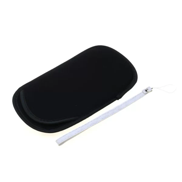 PSP Vita 3DS Soft Carry Case Sponge Storage Bag, for Nintendo Switch OLED Lite New 3DS XL/LL Sony Playstation Portable PSP GO 1000 2000 3000, Black Color Protective Pouch Anti-Bump Accessories - Image 5