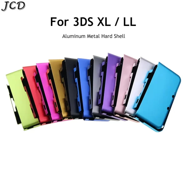 Aluminum Metal Hard Case Protective Cover For Nintendo 3DS XL LL 3DSXL 3DSLL Top Bottom Front Back Housing Shell Faceplate Cover