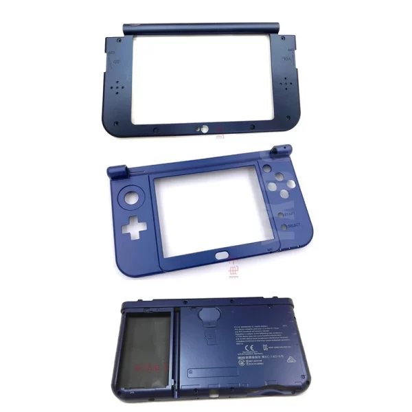 New 3DSXL Extra Housing Case Middle B C D Face Shells replacement, for Nintendo New3DS XL/LL 3DSXL 3DSLL Handheld Console, Inner Top Screen Frame / Button Faceplate / Bottom Battery Cover Plates Accessories - Image 2