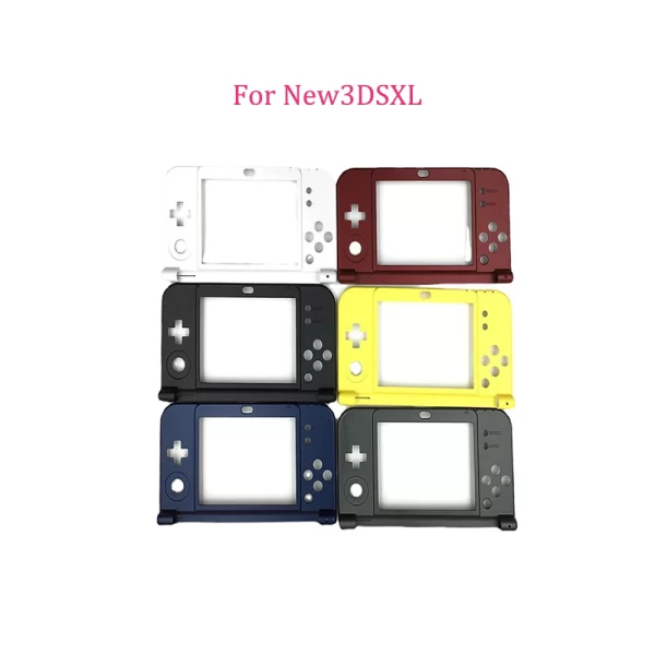 New3DSXL Replacement Hinge Part Bottom Middle Frame Shell for Nintendo New 3DS XL Game Console Plastic Cover Housing Case - Image 2