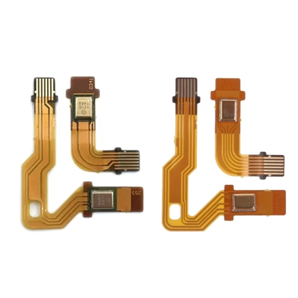 New PS5 Controller Mic Ribbon Microphone Flex Cable 1 Set Replacement, for Sony PlayStation 5 Wireless Controllers V1 V2, Left & Right Internal Microphones Speaker Connecting Flexible cables Spare Parts Accessories