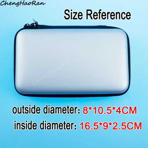 New 3DS XL LL Carrying Case Hard EVA Storage Bag Travel Pouch, for Nintendo New 3DS XL / LL, Old 3DS LL Handheld Game Console, Durable Protective Cover Dual Zippers Shock-Proof Carry Bag Four Colors - Image 2