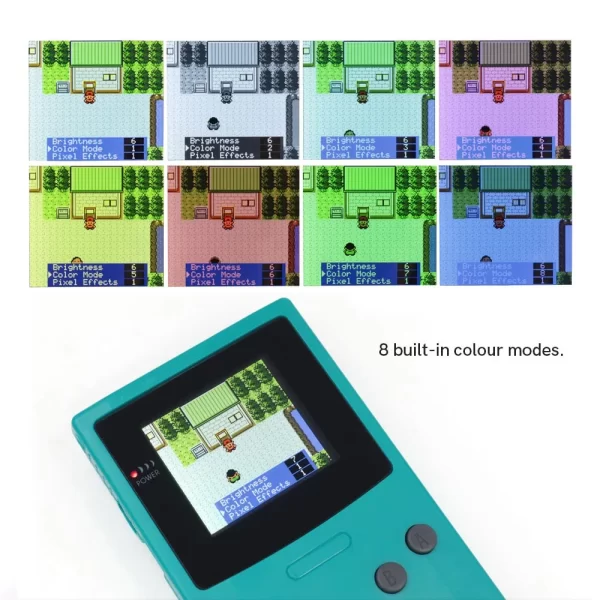 GBC 2.45" IPS Screen LCD Mod Kits Replacement, for Nintendo Gameboy Color Handheld Game Console, with Housing Case Shells Best Touch Control Display Easy Installation OSD - Image 4