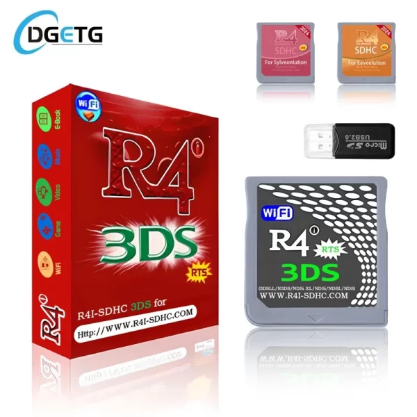 Buy Best 2024 New NDS 3DS Red R4i R4I-SDHC RTS Red R4 3DS SDHC Upgrade Revolution, for Nintendo 3DSLL, New 3DS, DSi XL, NDSi, XL / LL NDSL Game Consoles Accessories in EEBUYS